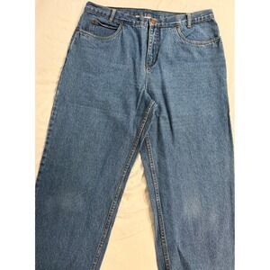 Pendleton Womens Vintage High Waisted Straight Leg Blue Jeans Size 18 Cotton